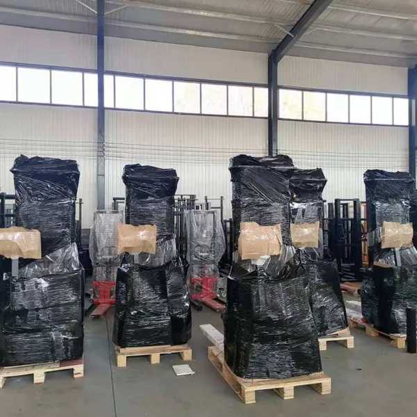 1.5T 3 Ton Electric Powered Pallet Stacker Walking Type Electronal Stacker Full Electric Pallet Stacker photo-5