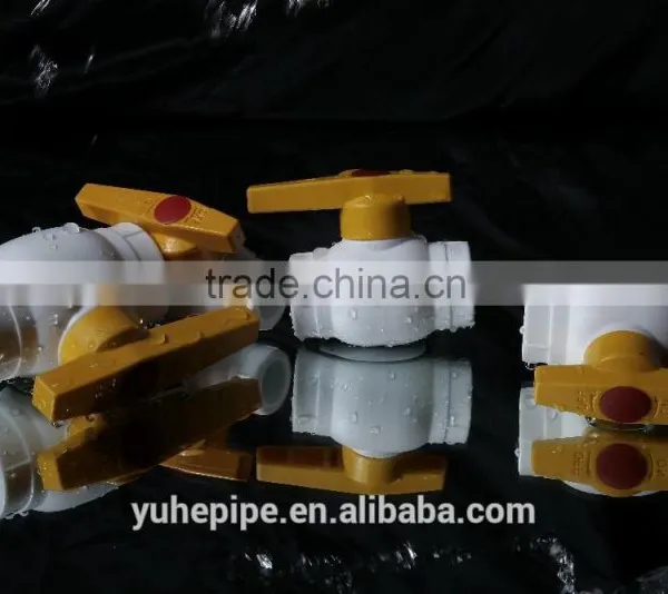 YH PPR BALL VALVES WITH COPPER/STEEL BALL photo-3