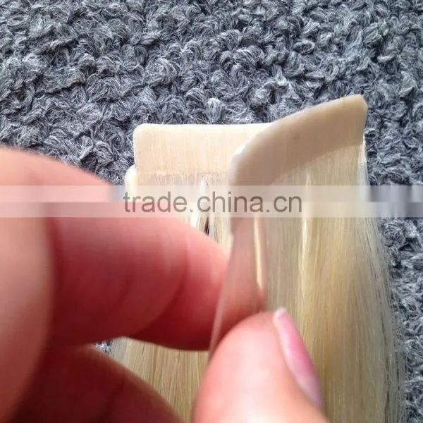 100% Remy Human Tape Hair Extensions,super Blue Tape Free Color Ring as a New Year's Gift photo-3