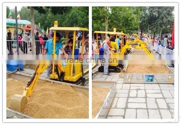 Best Sellling for Children Attraction Kids Mini Excavator photo-4