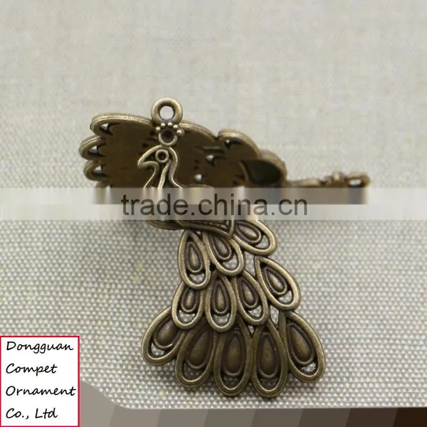 Wholesale Zinc Alloy Diy Manual Jewelry Peacock Pendant photo-4