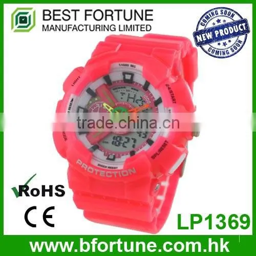 LP1369 Promotional Cheap Designer 3atm Water Resistant Analog Digital Watch