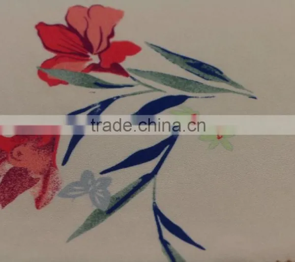 THE BEAUTIFUL DIGITAL PRINTING FABRIC VISCOSE AND RAYON PRINTING CREPE FABRIC 120D*26S FLOWER Most Popular photo-5