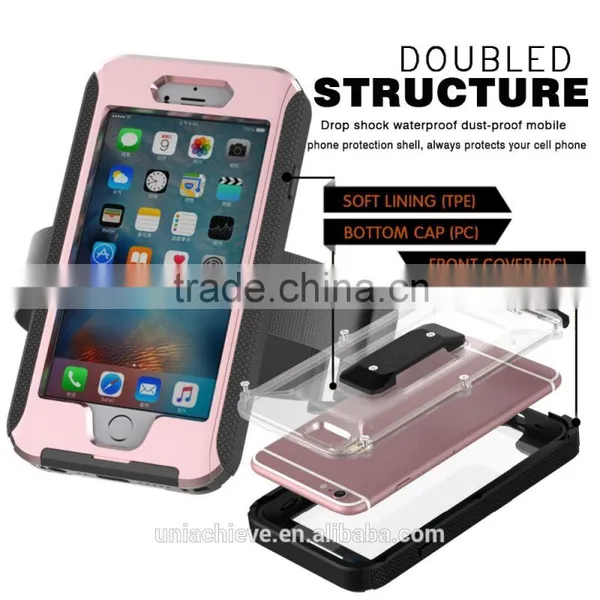 Waterproof Case for IPhone 6s/6s Plus Sports Waterproof Armband Phone Case With Full Body Covered Sky Blue photo-5