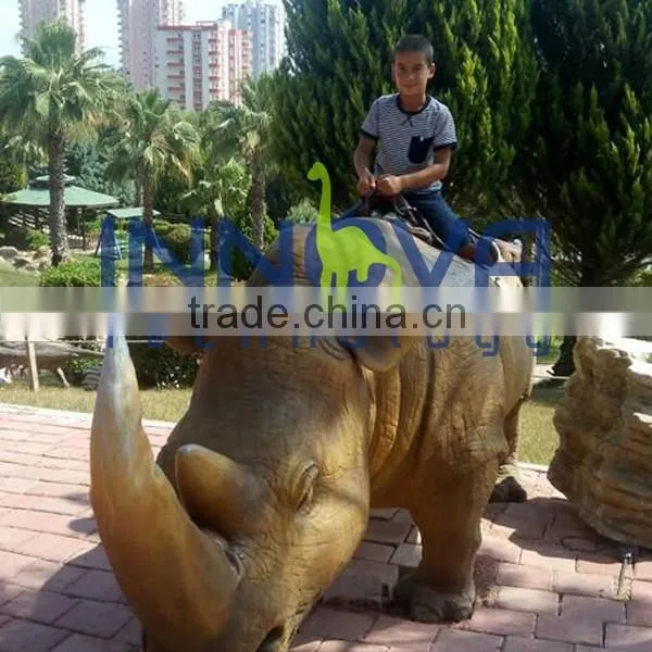 Life-size Automatic Walking Animatronic Dinosaur for Ride photo-2