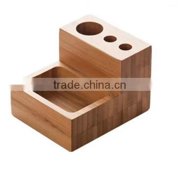 Personalized Bamboo Desk Accessories, Bamboo Pen Pot photo-4