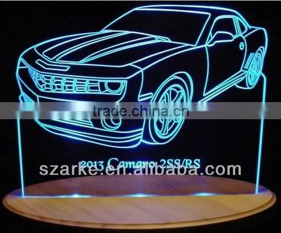 LED Edge-lit acrylic signage