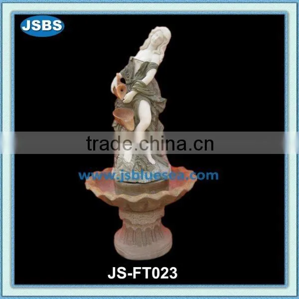 White Stone Angel Water Fountain Outdoor photo-6