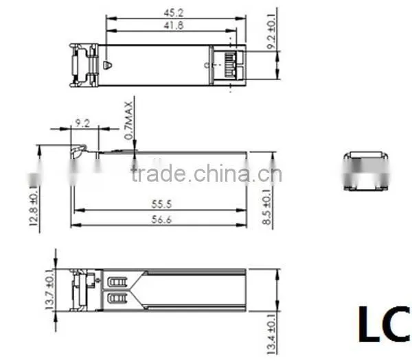 Chinese Optical Transceiver Factory Simplex SC Single Mode 20km 1.25G BiDi SFP photo-4