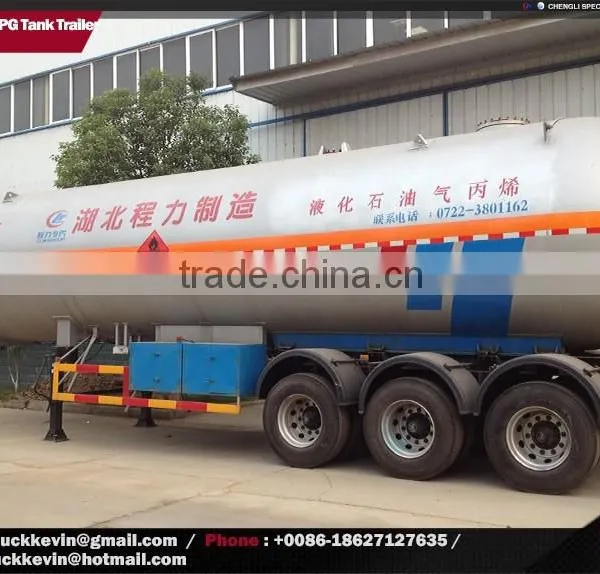3 Axles 50m3 LPG Gas Tank Trailer photo-4