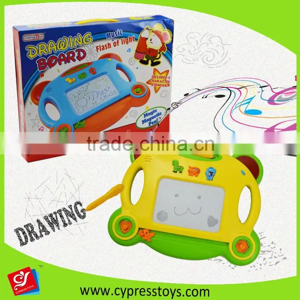 Hot Selling Item Magnetic Erasable Colorful Drawing Board With Light and Sounds photo-2