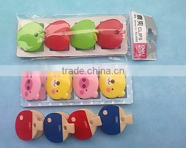 New Products 2016 Funny Cute Plastic Round Clips photo-6