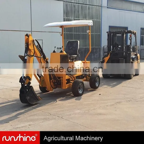 Mini Excavator Manufacturer Factory Direct Self Powered Towable Backhoe for Sale photo-3