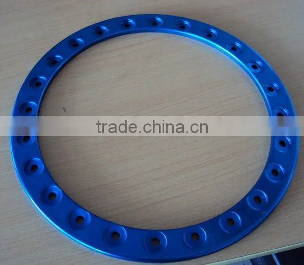 Side-by-side Quad 4x4 Parts Conventional Polished Beadlock Rings