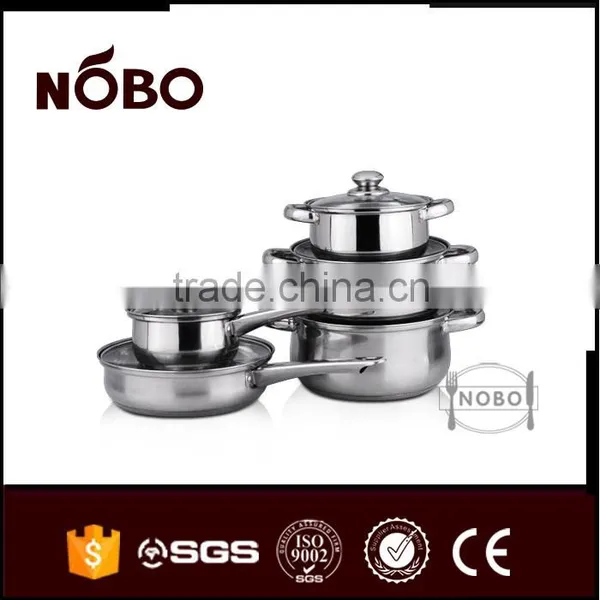 NOBO Steel Handle Indian Stainless Steel Pot/pan Set photo-6