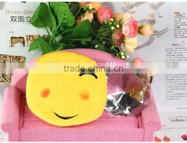 Hot Sell Emoji Coin Purse Plush Wallets Small Bag photo-4
