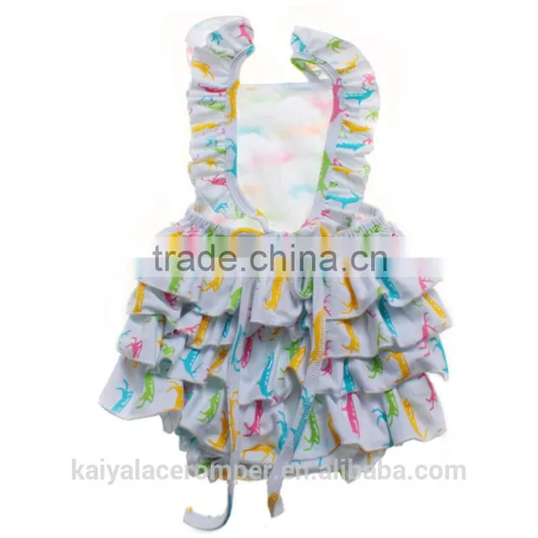 Gold Polka Dots Summer Cotton Newborn Baby Clothes Pom Pom Jumpsuits Bodysuit Romper photo-2