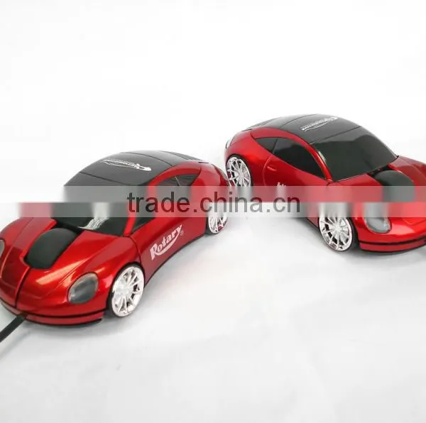 Computer Laptop USB Wired Car Shaped Gift Mouse With LED photo-2