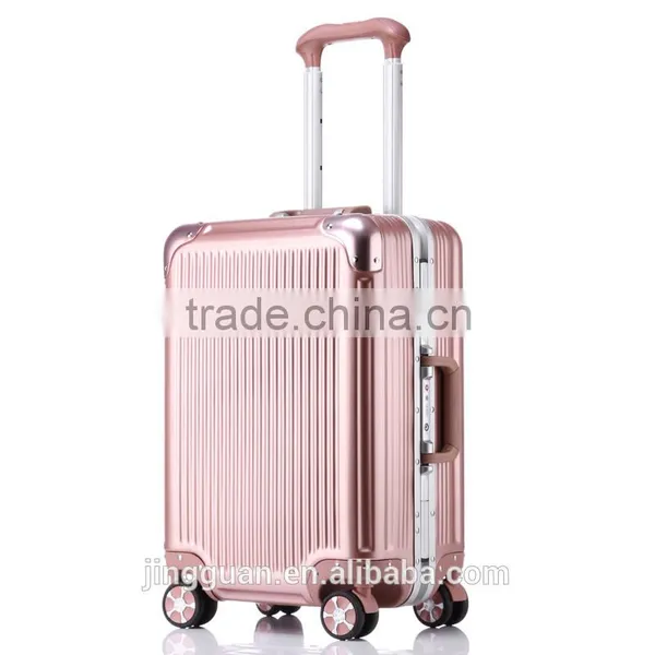 2016 Newest Fashion Smart Bluetooth Lock Marrow Aluminum Frame 360 Universal Wheel Luggage /Suitcasee