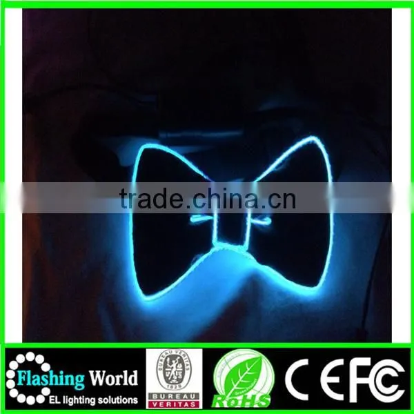 Newest Bright Luster Flashing Light Bow Tie photo-3