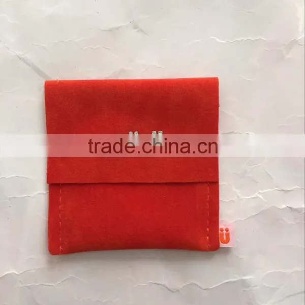 Custom Logo Packaging Case Velvet Jewelry Gift Bag With Flap Quality Choice Most Popular photo-2