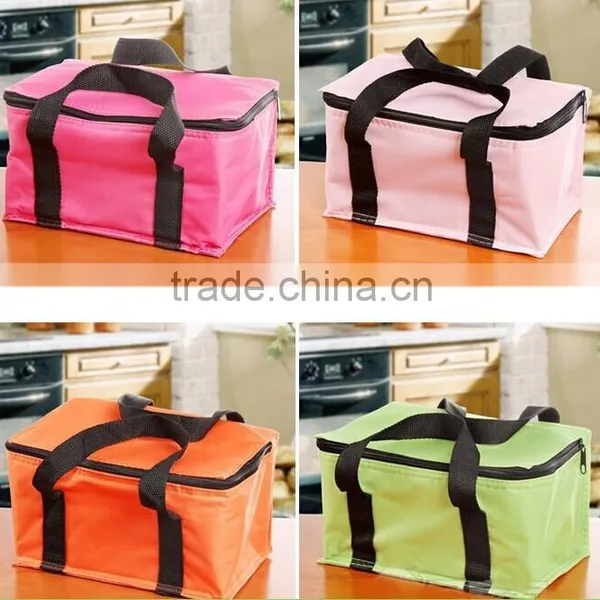 Candy Colors Portable Bag Cooler Bag Fresh Bag Lunch Bag Tote Small Bag HOT photo-2