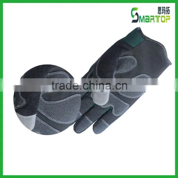 Winter Synthetic Leather Synthetic Leather Glove Coat photo-2