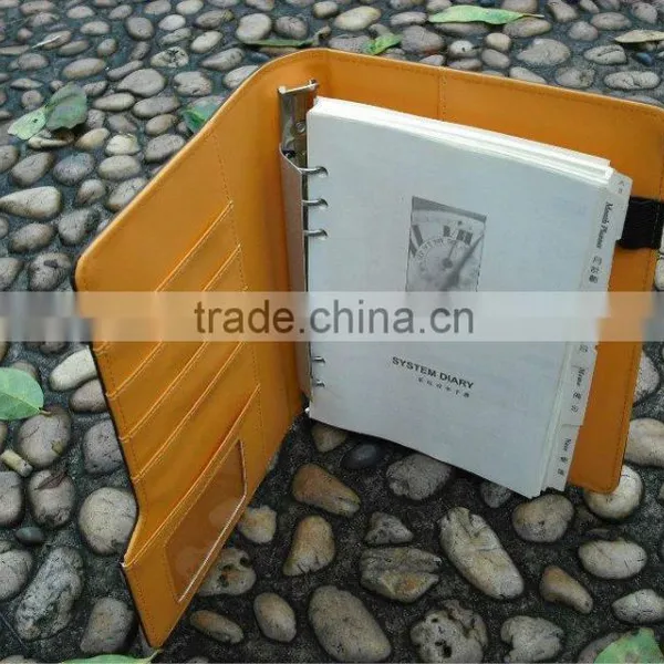 Portfolio Organizer File Folder, Leather Cover Agenda Folder photo-3