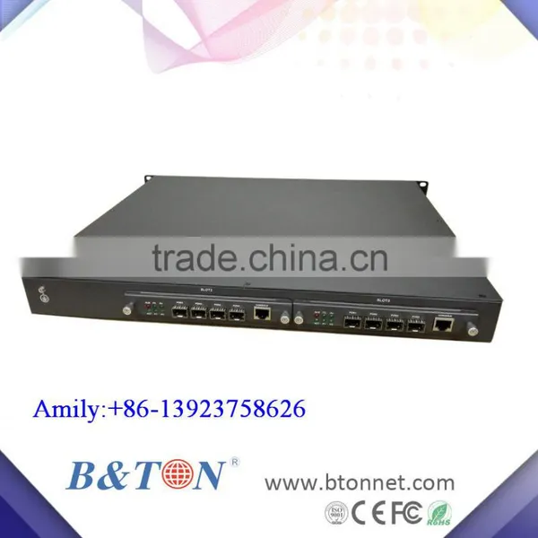 OLT Equipment Chassis 4PON 1U FTTH EPON OLT Fiber Optic Switch photo-4
