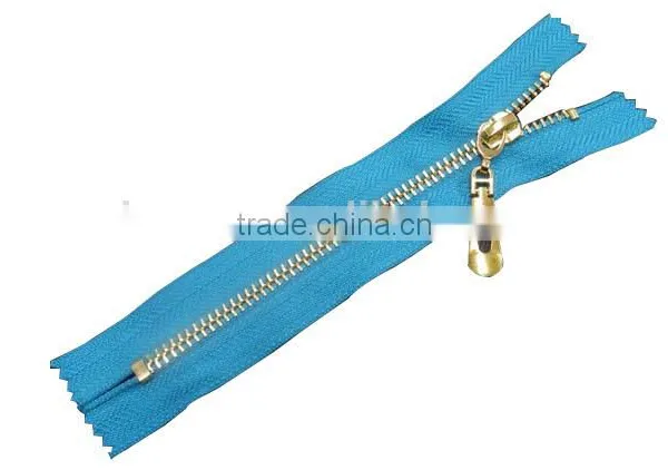 3# 5# 7# China Custom Garment Accessory Double Sided Zipper Metal Zipper photo-6