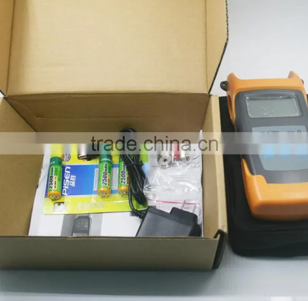 Easy Operation Handheld FTTX PON Optical Power Meter Cable Tester