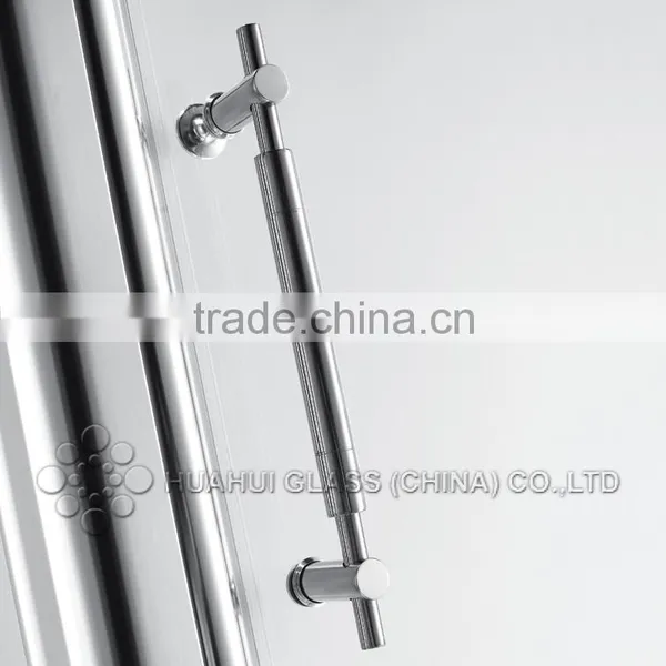 6mm Rectangle Hinged Tempered Clear Glass Shower Enclosure Frameless for Bathroom With CE ANSI IOS AS/NZS 2208 Certificates photo-5