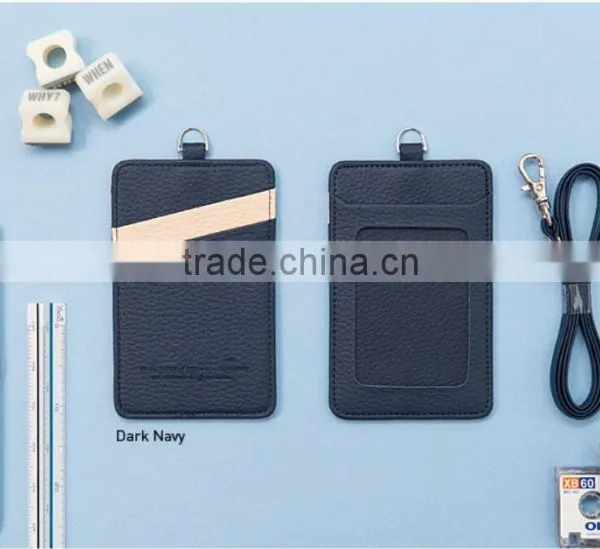 New Product Promotional Gift Custom Colorful pu Leather Card Holder photo-4
