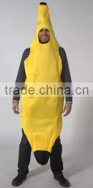 Sexy Adult Pajamas Banana in Pajamas Costume Fruit Party Costume for Sale photo-3
