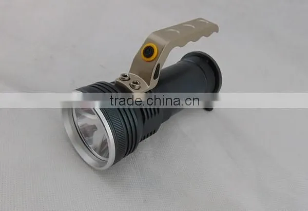 Super Bright Aluminum 3 Mode Sos Hand Held Long Range Rechargeable Led Searchlight for Emergency photo-4