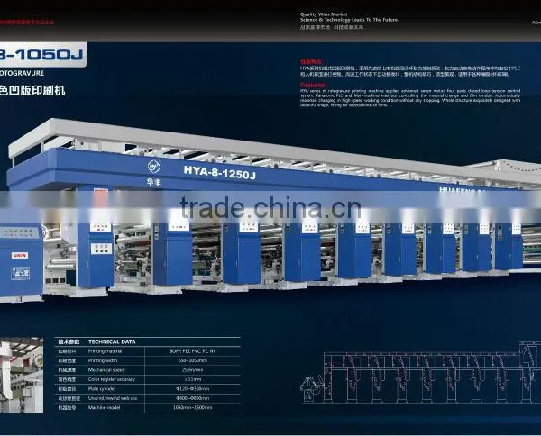 Automatic Rotogravure Printing Machine