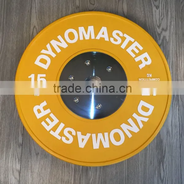 Bumper Plate Olympic Weight Lifting CrossFit Barbell Plate photo-4