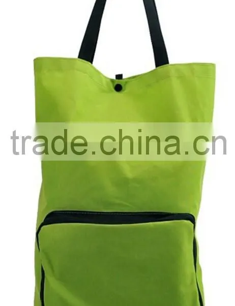Waterproof 600D Oxford Foldable Trolley Shopping Bag Super Capacity photo-2