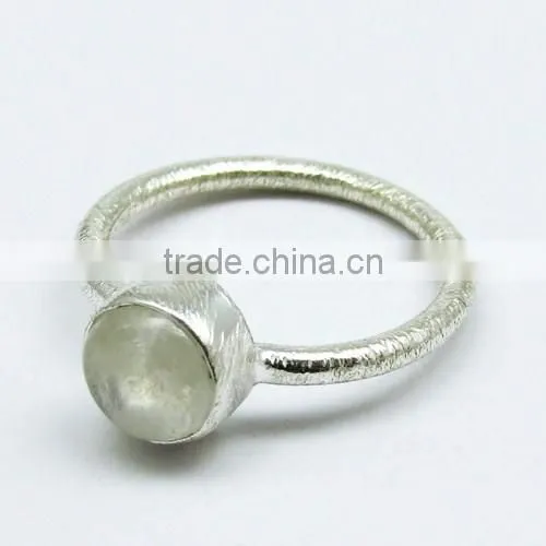 'Rainbow Mist' Moonstone 925 Sterling Silver Ring, Silver Jewelry Exporter, Silver Jewelry Manufacturer photo-3
