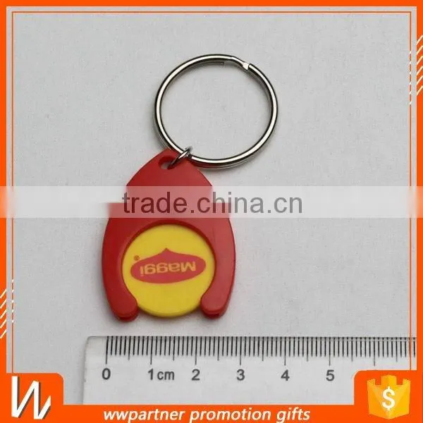 2.3 cm Your Custom Logo Plastic Token for Shopping Cart photo-3