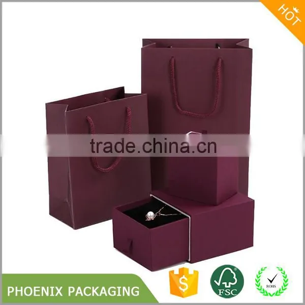 Custom Printing Foil Stamping Drawer Packaging Box for Jewelry photo-2
