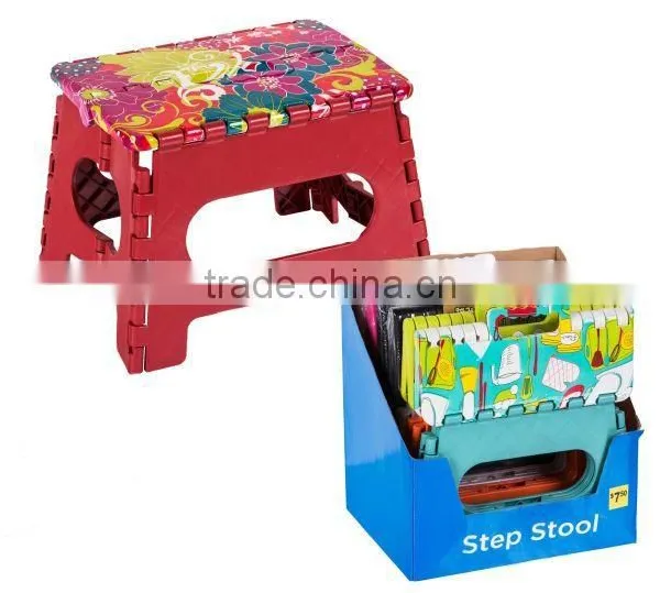 Bathroom Colorful Plastic Stool Plastic Folding Stool 450730 photo-2