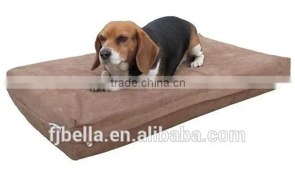 Eyelid Design MicroSuede Cover Memory Foam Pet Dog Bed Inside Waterproof Cover