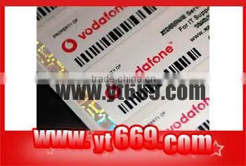 Paper label Material and Adhesive Sticker Type barcode stickers roll