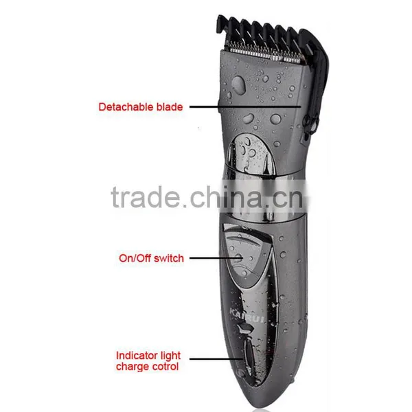 Kairui Profesional Full Waterproof Rechargeable Hair Clippers For Baby Adult Personal Products To Salon photo-2
