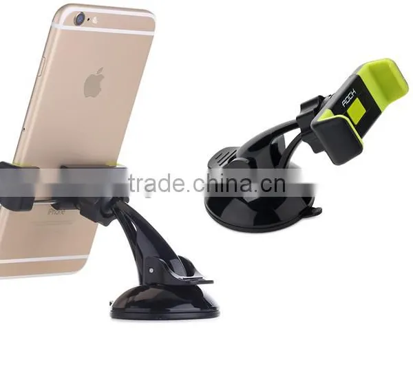 Rock Universal 360 Degrees Dashboard Windshield Car Phone Holder Stands for IPhone 7 6s Rotate Windshield Phone Holder photo-5
