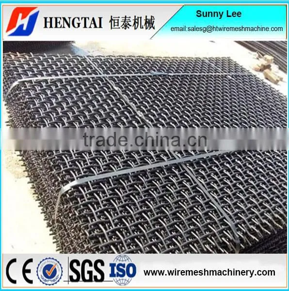 Hot Sale Semi Automatic Crimped Wire Mesh Weaving Machine/Mine Screen Net Weaving Machine photo-4