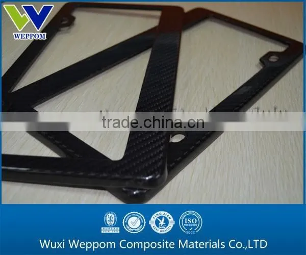 Modern Carbon Fiber Material License Plate Frame photo-3