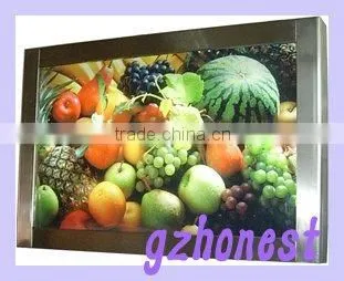 Stainless Steel Scrolling Light Box