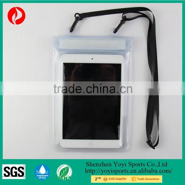 Waterproof Tablet Case Pouch With Lanyard for 8" Inch PAD